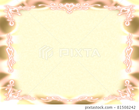 Heart and light frame Corkboard-like background 81508242