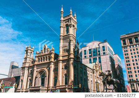 Philadelphia building around Philadelphia city hall, United States of America or USA, Travel Architecture and Landmark concept, 81508277