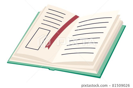 Book or journal with bookmark, school notebook Book or journal with bookmark, school notebook 81509026