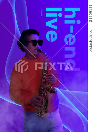 Asian model with headphones listening to real high end music Asian model with headphones listening to real high end music 81509151