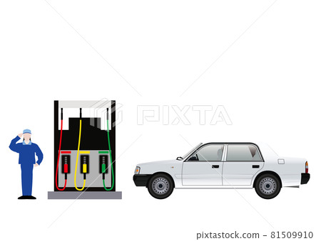 加油站和汽車 81509910