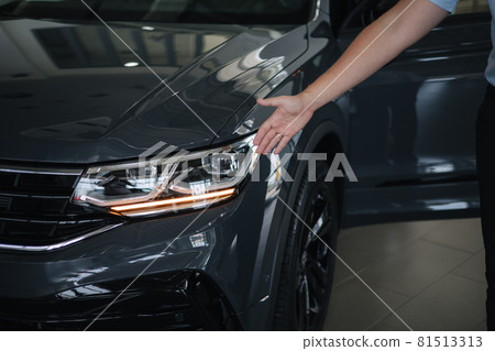 Close-up of different elements car exterior design Close-up of different elements car exterior design 81513313