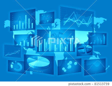 Financial graph Financial graph 81513739