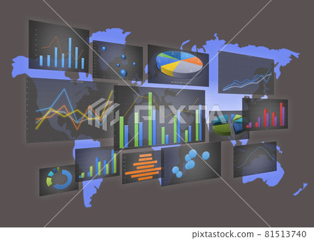 Financial graph Financial graph 81513740
