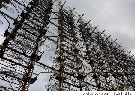 Duga is a Soviet over-the-horizon radar station for an early detection system for ICBM launches. Duga is a Soviet over-the-horizon radar station for an early detection system for ICBM launches. 81514212