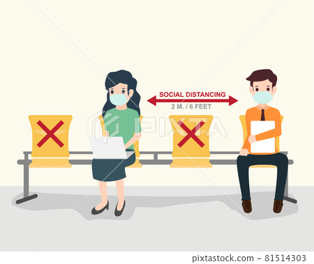 Human Social distancing how to protect yourself from covid-19. how to self isolation to limit spread of the coronavirus. healthcare and medical about infection prevention.Vector illustration. Human Social distancing how to protect yourself from covid-19. how to self isolation to limit spread of the coronavirus. healthcare and medical about infection prevention.Vector illustration. 81514303