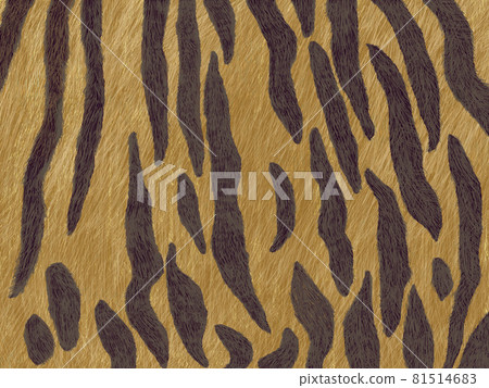 Tiger fur pattern_real touch_horizontal 81514683