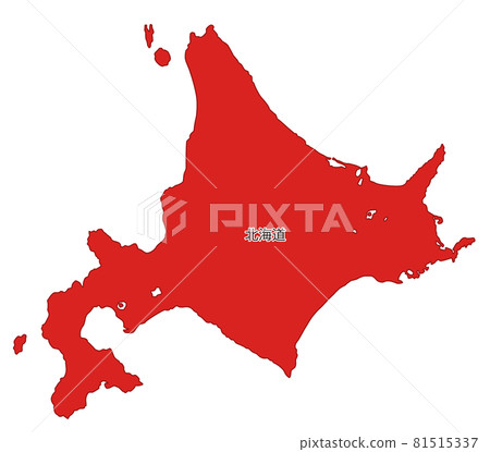 Japan region division _ Hokkaido _ prefecture name entered _ re 81515337