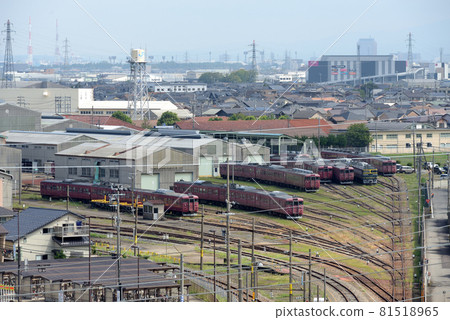 JNR型機車車輛在松戶工廠被扣留 81518965