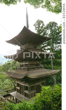 夏季國寶大法寺三重塔 夏季國寶大法寺三重塔 81519454