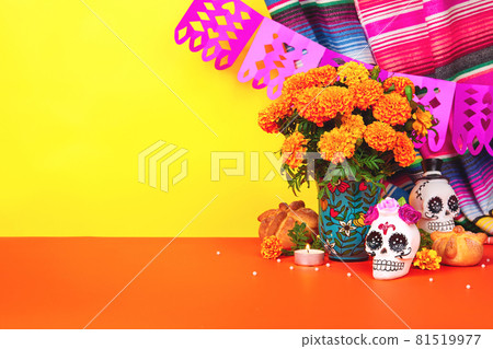 Day of the dead, Dia De Los Muertos Celebration Background 81519977