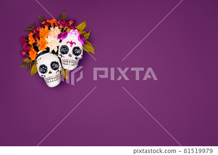 Day of the dead, Dia De Los Muertos Celebration Background 81519979