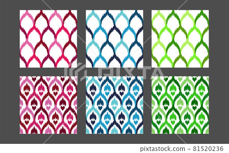 Ethnic seamless patterns collection. Boho textile prints set Ethnic seamless patterns collection. Boho textile prints set 81520236