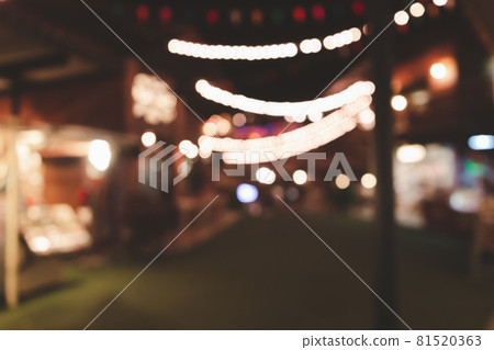 Blurred images of thailand night streets party in city, bokeh light,festival background. Blurred images of thailand night streets party in city, bokeh light,festival background. 81520363