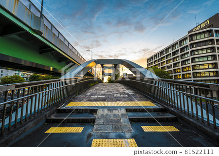《Aichi Prefecture》 Nagoya cityscape Yaba Bridge 81522111