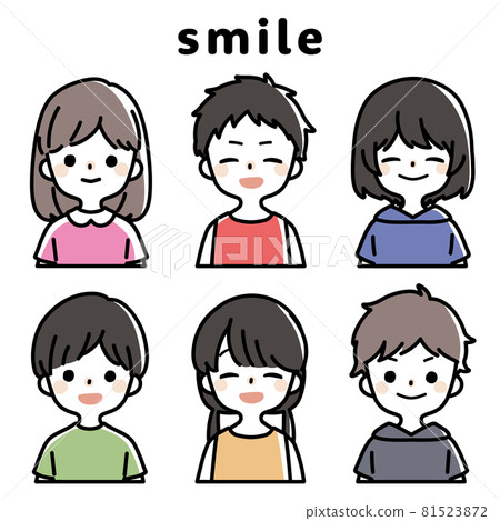 人物插圖 set_child_smile 81523872