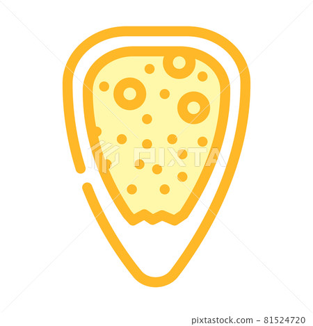 ostreopsis ovata seaweed color icon vector illustration 81524720