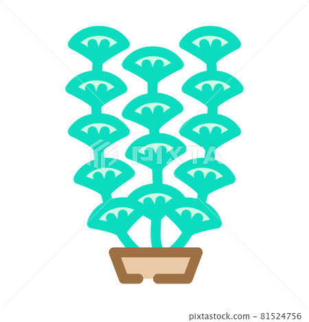 aquarium algae seaweed color icon vector illustration aquarium algae seaweed color icon vector illustration 81524756