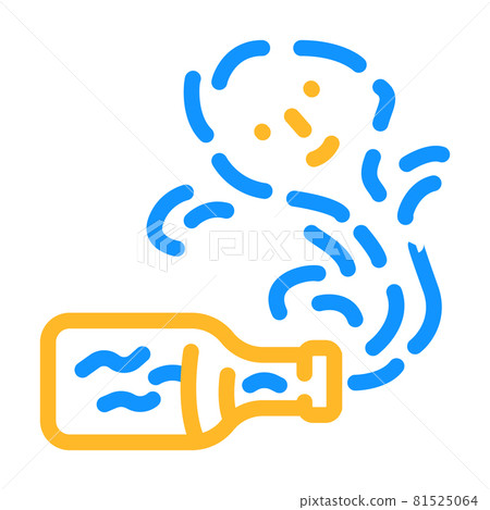 gin fantasy character color icon vector illustration gin fantasy character color icon vector illustration 81525064