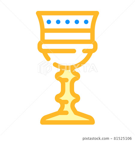 cup fairy tale color icon vector illustration 81525106