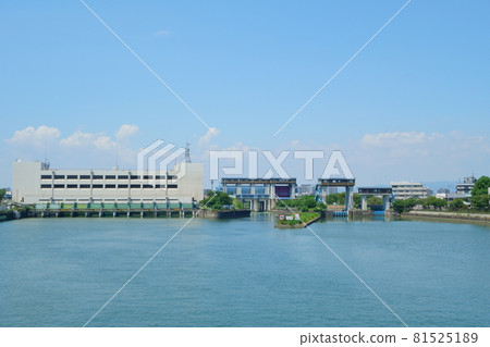 Kema Drainage Pump Station / Sluice Gate / Lock Gate 81525189