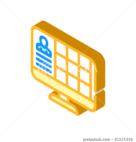 conference with large number of participants isometric icon vector illustration conference with large number of participants isometric icon vector illustration 81525358