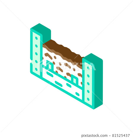 composter solid waste isometric icon vector illustration composter solid waste isometric icon vector illustration 81525437