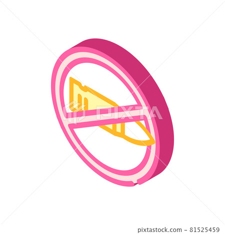 hunting ban isometric icon vector illustration hunting ban isometric icon vector illustration 81525459