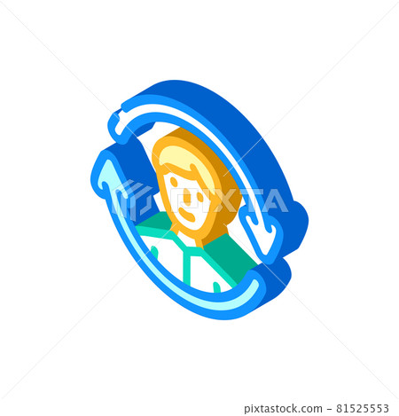 Update Employee Vector updating employee isometric icon vector... - Stock Illustration ...
