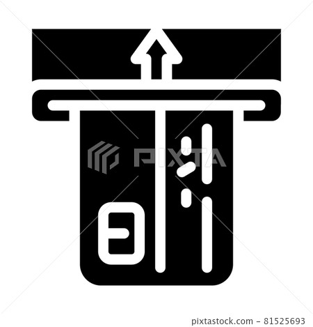 card accept glyph icon vector illustration card accept glyph icon vector illustration 81525693