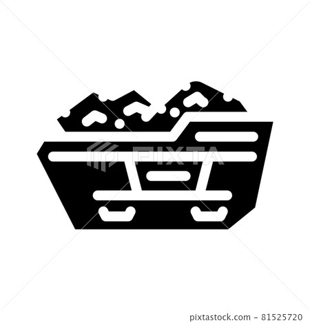 construction waste container glyph icon vector illustration construction waste container glyph icon vector illustration 81525720