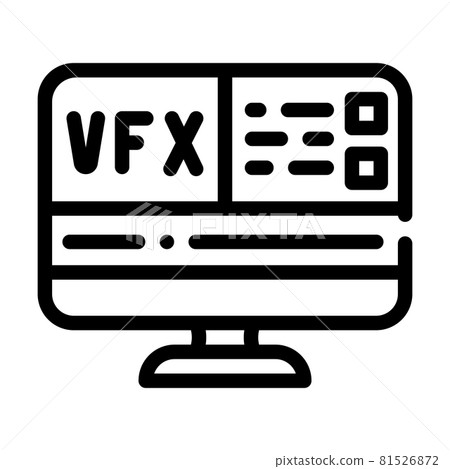 special video effects line icon vector illustration special video effects line icon vector illustration 81526872