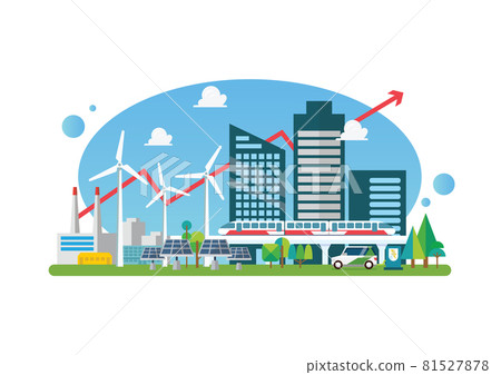 Eco sustainable city 81527878