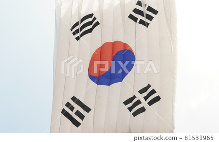 天空中的太極旗 天空中的太極旗 81531965