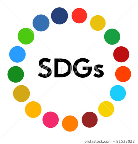 SDGs 簡單符號標記圖標 SDGs 簡單符號標記圖標 81532028