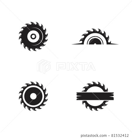 Industrial saw vector illustration icon Industrial saw vector illustration icon 81532412