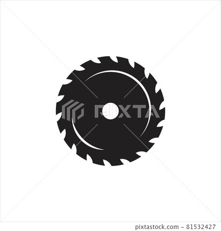 Industrial saw vector illustration icon Industrial saw vector illustration icon 81532427
