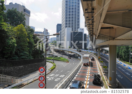 八月 千代田 460 首都高速 4 號新宿線和青山通國道 246 號 八月 千代田 460 首都高速 4 號新宿線和青山通國道 246 號 81532578