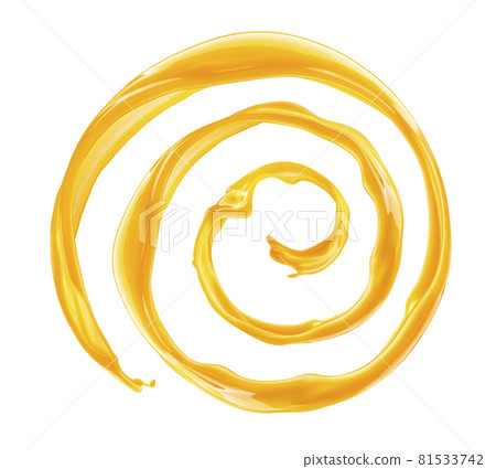 Orange juice splash isolated on white background Orange juice splash isolated on white background 81533742
