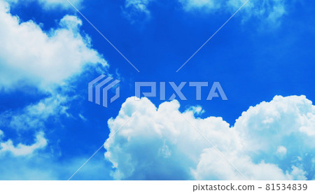 Summer blue sky and cloud landscape Summer blue sky and cloud landscape 81534839