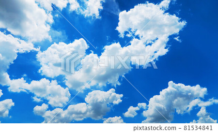 Summer blue sky and cloud landscape Summer blue sky and cloud landscape 81534841