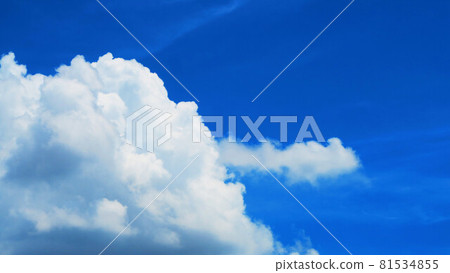 Summer blue sky and cloud landscape Summer blue sky and cloud landscape 81534855