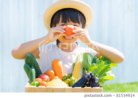 Children's vegetables are fine 81534914