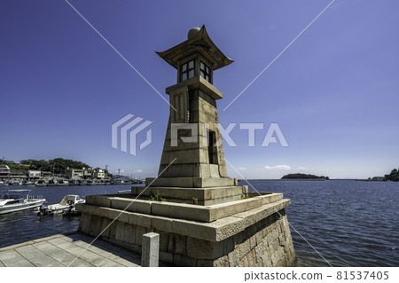 廣島縣福山市鞆之浦城戶石燈塔 廣島縣福山市鞆之浦城戶石燈塔 81537405