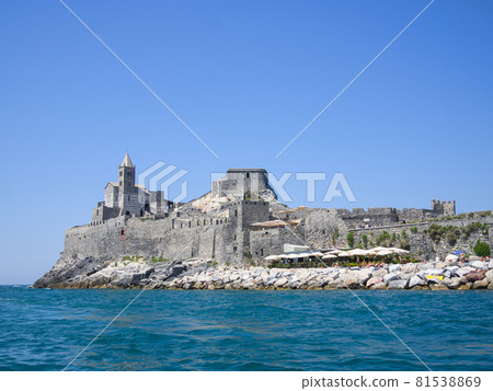 Portovenere the church viewed from the sea Portovenere the church viewed from the sea 81538869