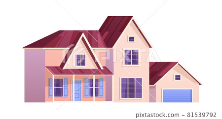 cute cartoon house 81539792