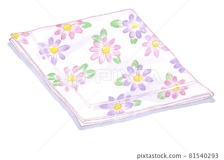 Watercolor: Handkerchief 81540293