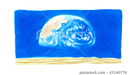 水彩畫:地球 水彩畫:地球 81540776