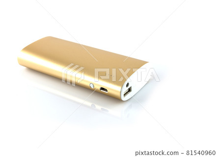 Power Bank isolate on white background Power Bank isolate on white background 81540960