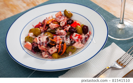 Salpicon seafood salad with shrimps Salpicon seafood salad with shrimps 81541510